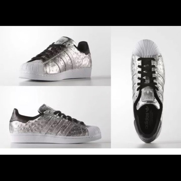 adidas originals superstar shoes aq4701 men's silver sneakers